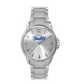 Clarity Men's Silver-Tone Bracelet Watch